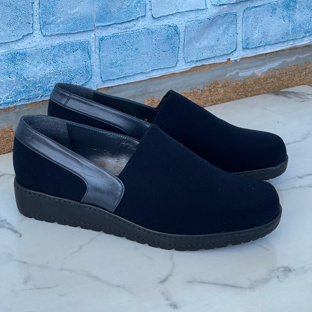 Stuart Weitzman Microsoft Loafer With Wedge Size 8